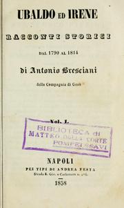Cover of: Ubaldo ed Irene by Antonio Bresciani