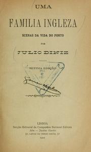 Cover of: Uma familia ingleza by Júlio Dinis