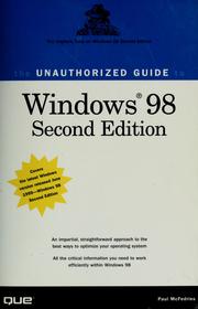 Cover of: The unauthorized guide to Windows 98