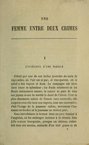 Cover of: Une femme entre deux crimes, Marthe et Madeleine