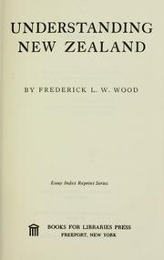 Cover of: Understanding New Zealand