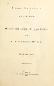 Union University by Union University (Schenectady, N.Y.)