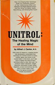 Cover of: Unitrol by Alfred Joseph Cantor