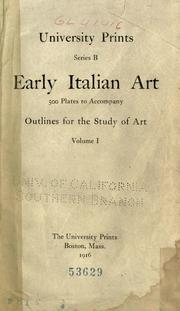 Cover of: University prints. by University Prints (Winchester, Mass.)