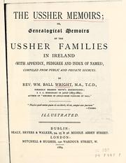 Cover of: The Ussher memoirs by William Ball Wright