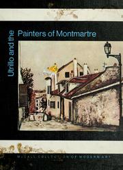 Cover of: Utrillo and the painters of Montmartre. by 