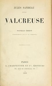 Cover of: Valcreuse.