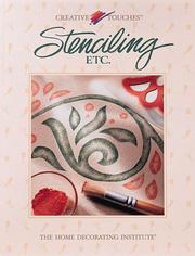 Cover of: Stenciling, etc. by the Home Decorating Institute.