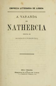 Cover of: A varanda de Nathercia. by Pimentel, Alberto