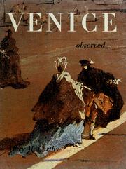 Cover of: Venice observed