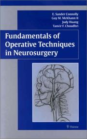 Cover of: Fundamentals of Operative Techniques in Neurosurgery