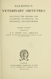 Cover of: Veterinary obstetrics by George Fleming