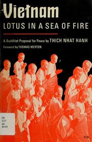 Cover of: Vietnam: lotus in a sea of fire. by Thích Nhất Hạnh