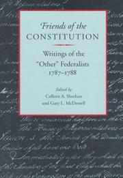 Cover of: Friends of the Constitution by 