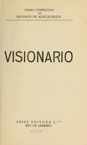 Cover of: Visionario