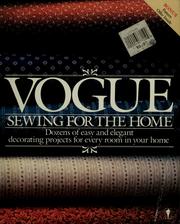 Cover of: Vogue Sewing for the Home