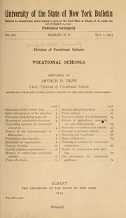 Cover of: Vocational schools