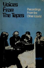 Cover of: Voices from the tapes: recordings from the other world