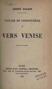 Cover of: Voyage de condottière.