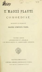 Cover of: Comoediae