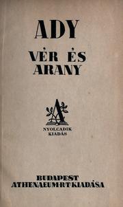 Cover of: Vér és arany by Ady, Endre