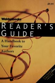 Cover of: Waldenbooks Brentanos reader's guide: a handbook to your favorite authors.