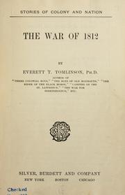 Cover of: The war of 1812