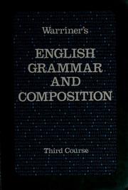 Cover of: Warriner's English grammar and composition by John E. Warriner