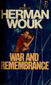Cover of: War and remembrance