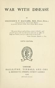 Cover of: War with disease