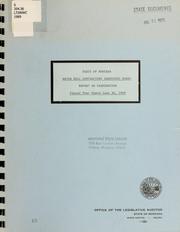 Cover of: Water Well Contractors Examining Board: report on examination, fiscal year ended June 30, 1969.