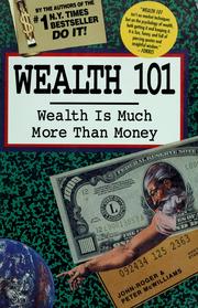 Cover of: Wealth 101: wealth is much more than money