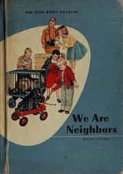 Cover of: We are neighbors by David Harris Russell, Odille Ousley, Odille Ousley