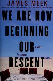 Cover of: We are now beginning our descent by James Meek