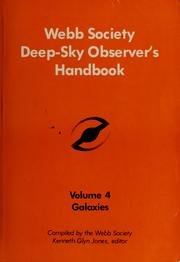 Cover of: Webb Society deep-sky observer's handbook by compiled by the Webb Society.