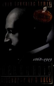 Cover of: W.E.B. Du Bois by Lewis, David L.
