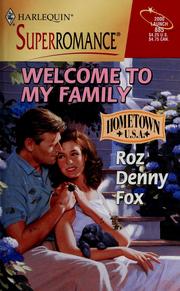 Welcome to my family by Roz Denny