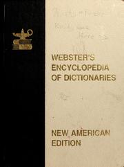 Cover of: Webster's encyclopedia of dictionaries by 