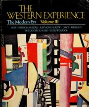 Cover of: The Western experience by Mortimer Chambers