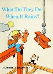 Cover of: What Do They Do When It Rains?