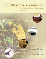 Operations Management for Competitive Advantage with Student DVD by F. Robert Jacobs