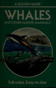 Cover of: Whales and other marine mammals