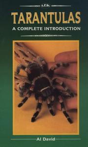 Cover of: Tarantulas: a complete introduction