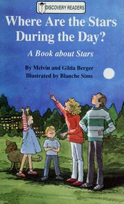 Cover of: Where are the stars during the day? by Melvin Berger