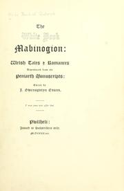 Cover of: The White book of Mabinogion