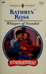 Cover of: Whisper of scandal