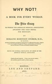 Cover of: Why not? a book for every woman ...