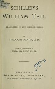 Cover of: William Tell by Friedrich Schiller