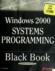 Cover of: Windows 2000 systems programming black book
