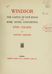 Cover of: Windsor, the castle of our kings